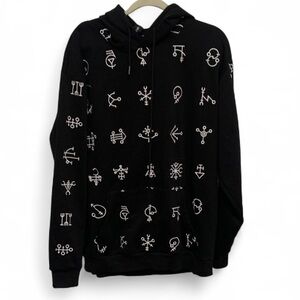 Shades Black Embroidered Sweatshirt
